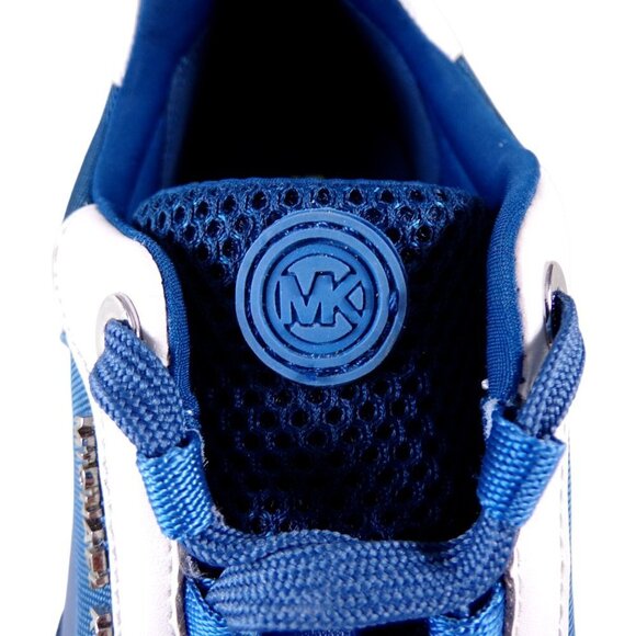 MK Michael Kors Allie Stride Extreme Mixed Media Trainers Blue Gray US 7M #555 - Picture 9 of 10